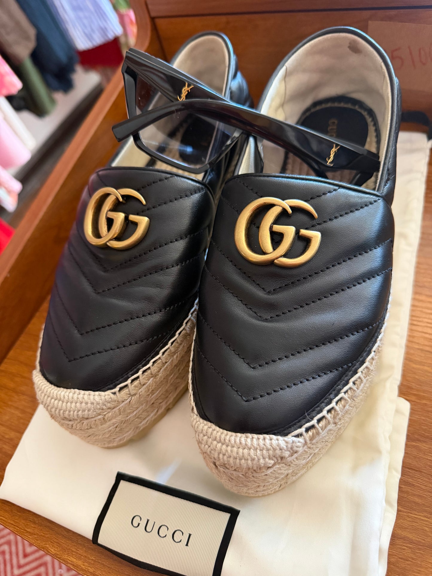 Gucci | Espadrille Wedges, 38