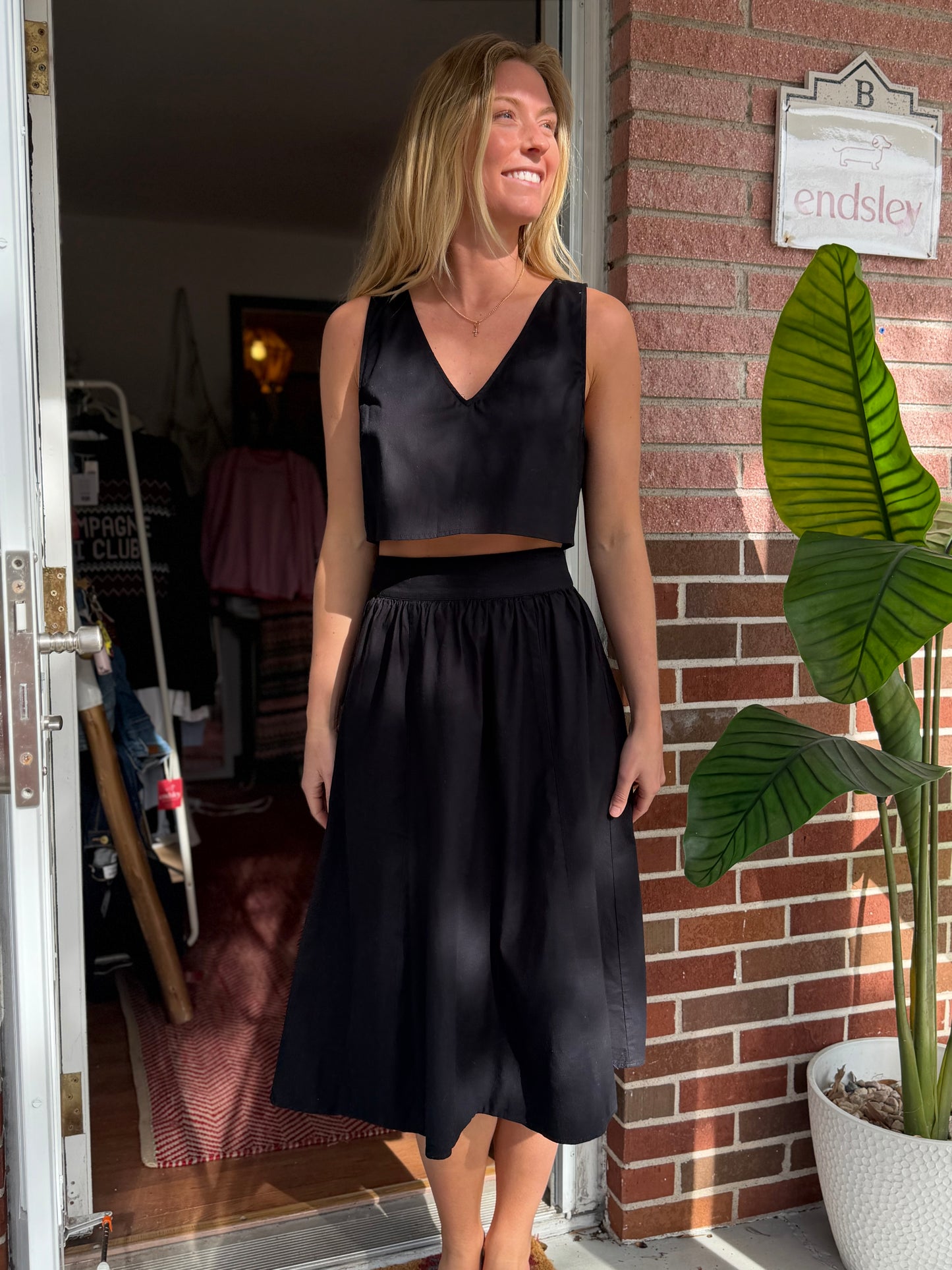 Reformation | Cotton Skirt Set, 6