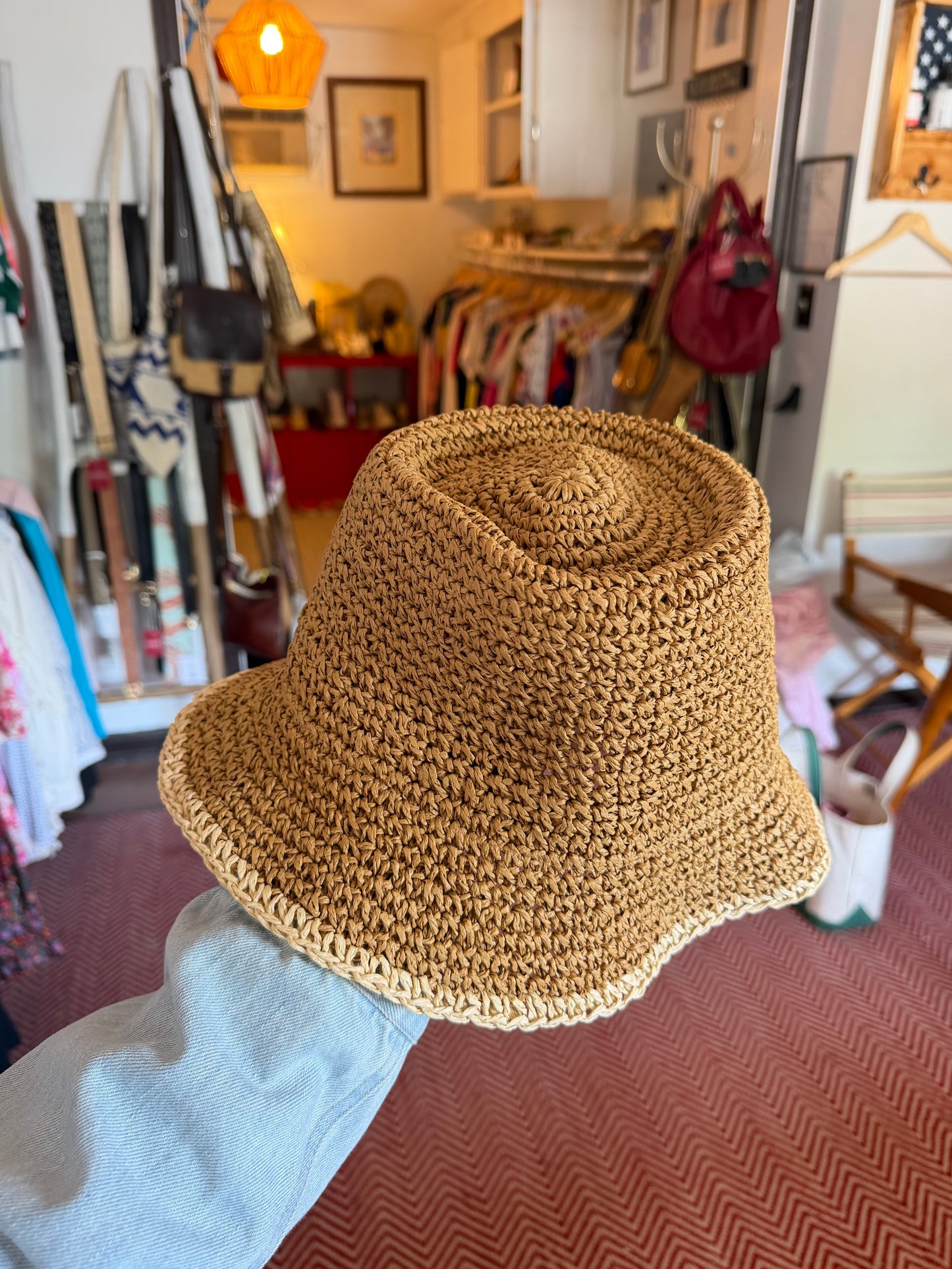 Straw Sun Hat, OS