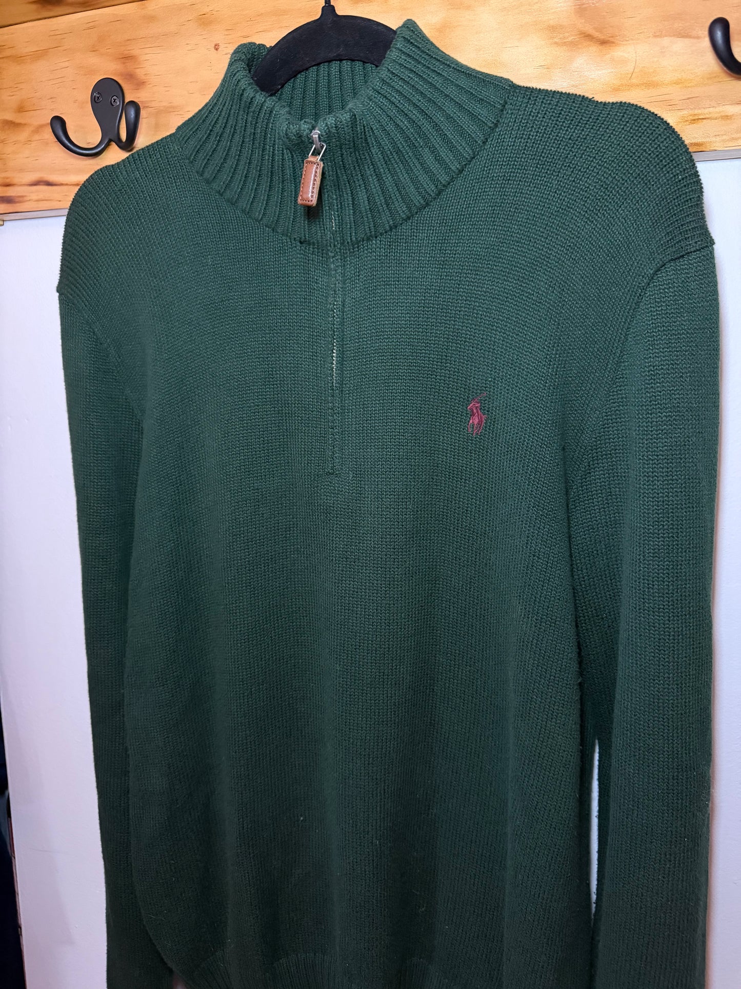 Polo Ralph Lauren | Green Quarter Zip, S