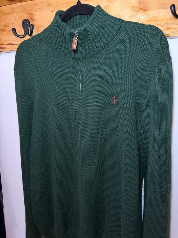 Polo Ralph Lauren | Green Quarter Zip, S