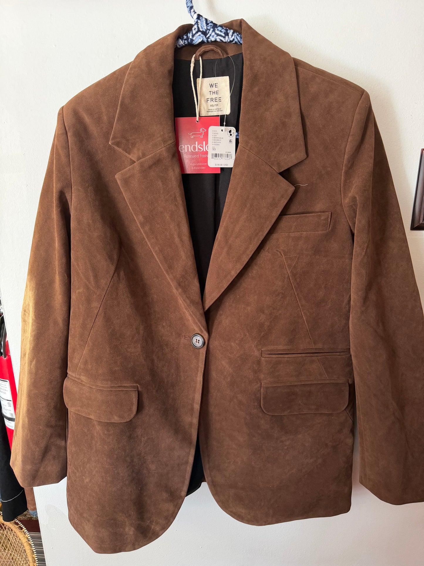 Free People | Suede Oversized Jacket, XS