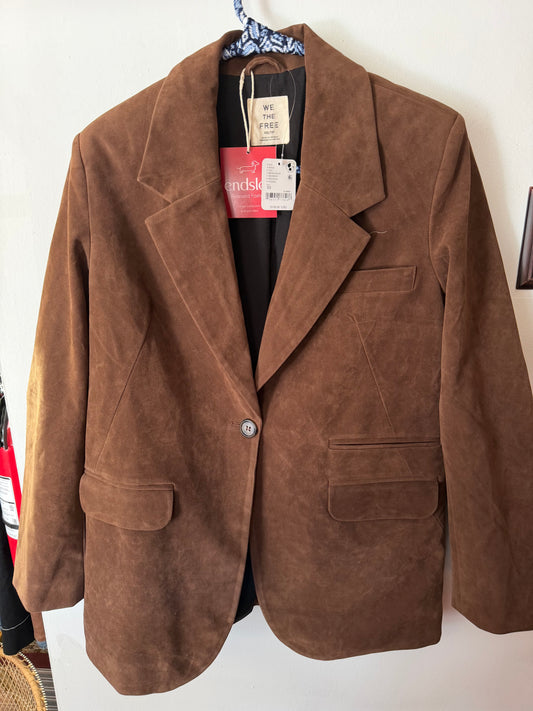 Free People | Suede Oversized Jacket, XS