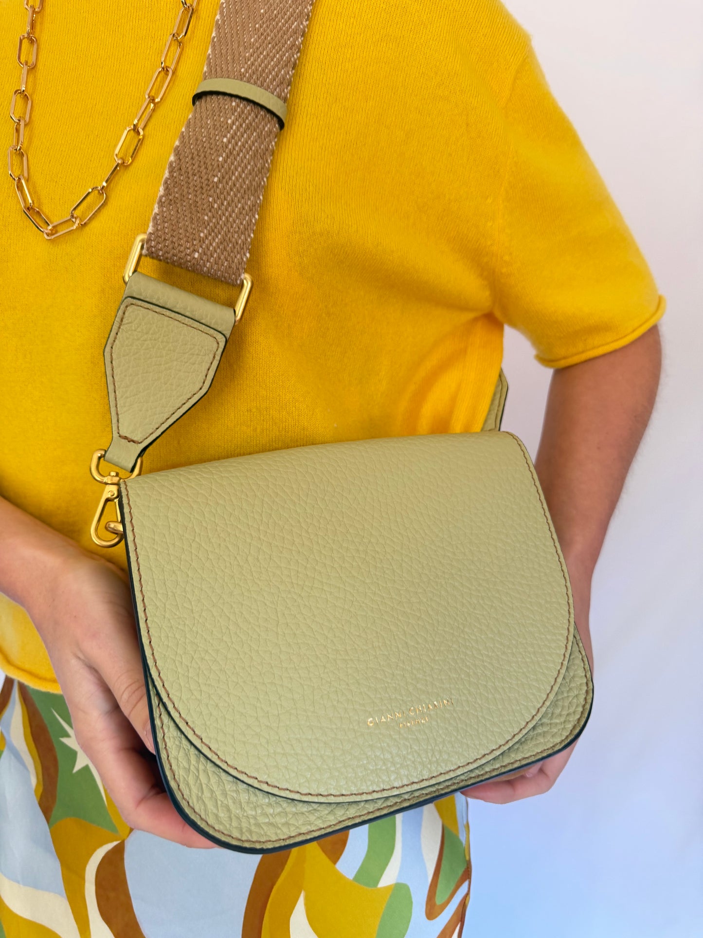 Gianni Chiarini | Leather + Suede Cross-body bag