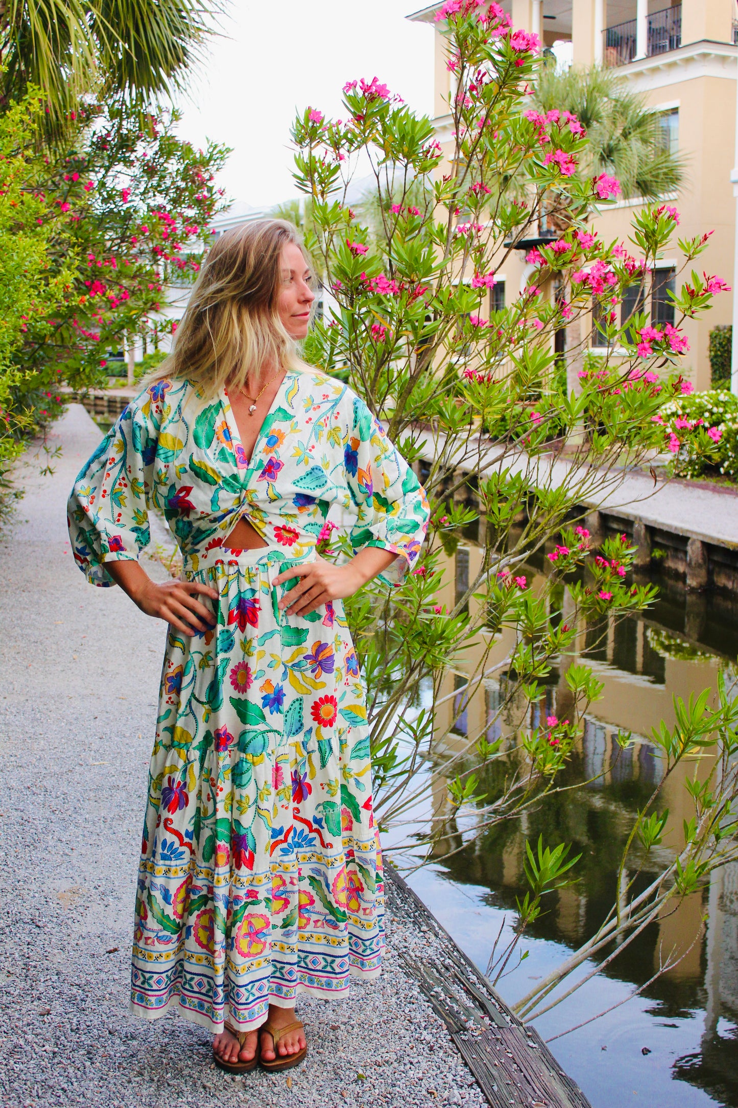 Zara | Floral Maxi Dress, S