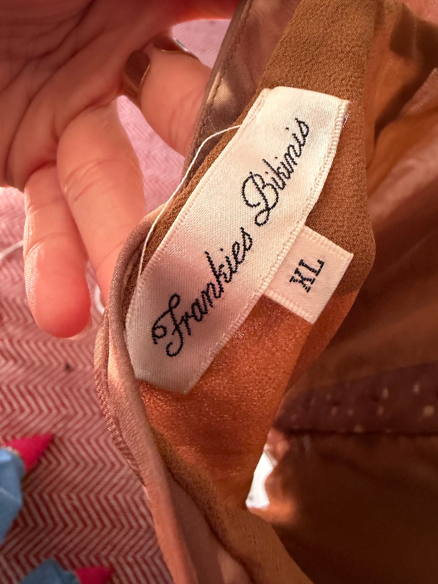 Frankies Bikinis | Bloom Chiffon Mini Dress, XL