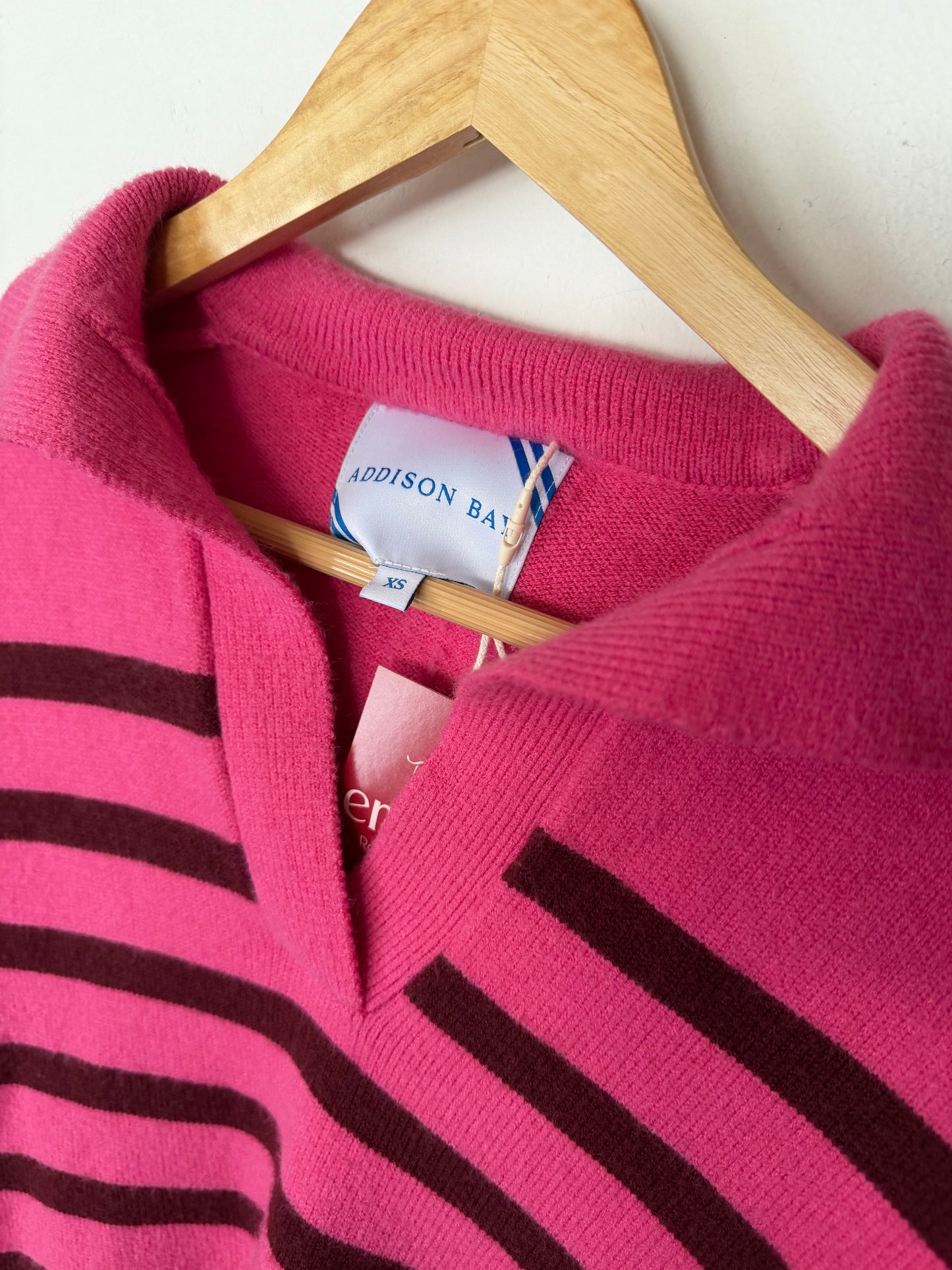 Addison Bay | Knit Carlyle Rugby Striped Sweater, XS