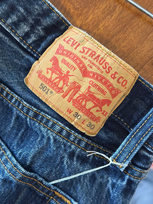 1990s | 501 Levis | Dark Wash Jeans