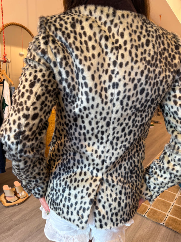 Carelli | Carol Leopard Jacket, XS