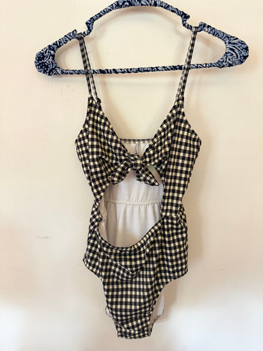 Reformation | Cutout Gingham One Piece, XS