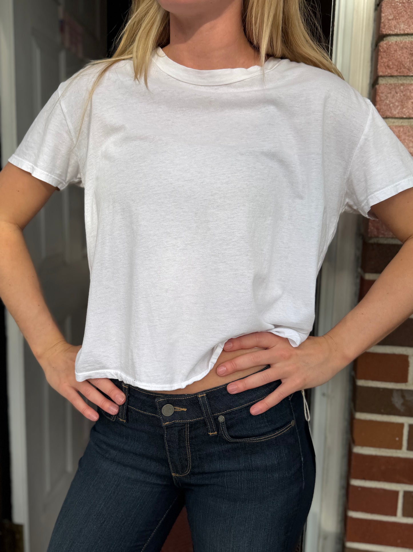 Perfectwhitetee | Basic White Tee, M