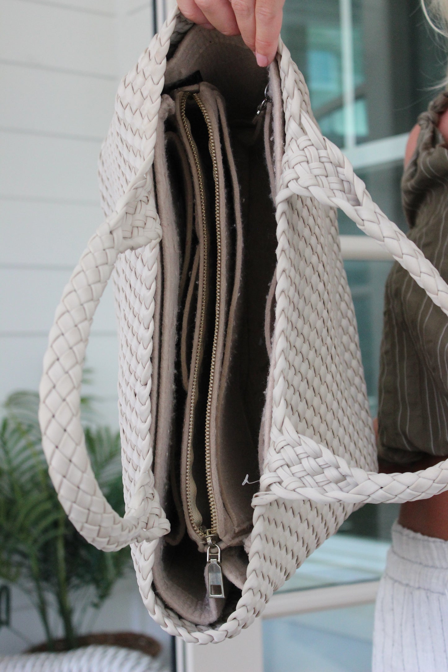 Naghedi | Woven Work Tote, Small
