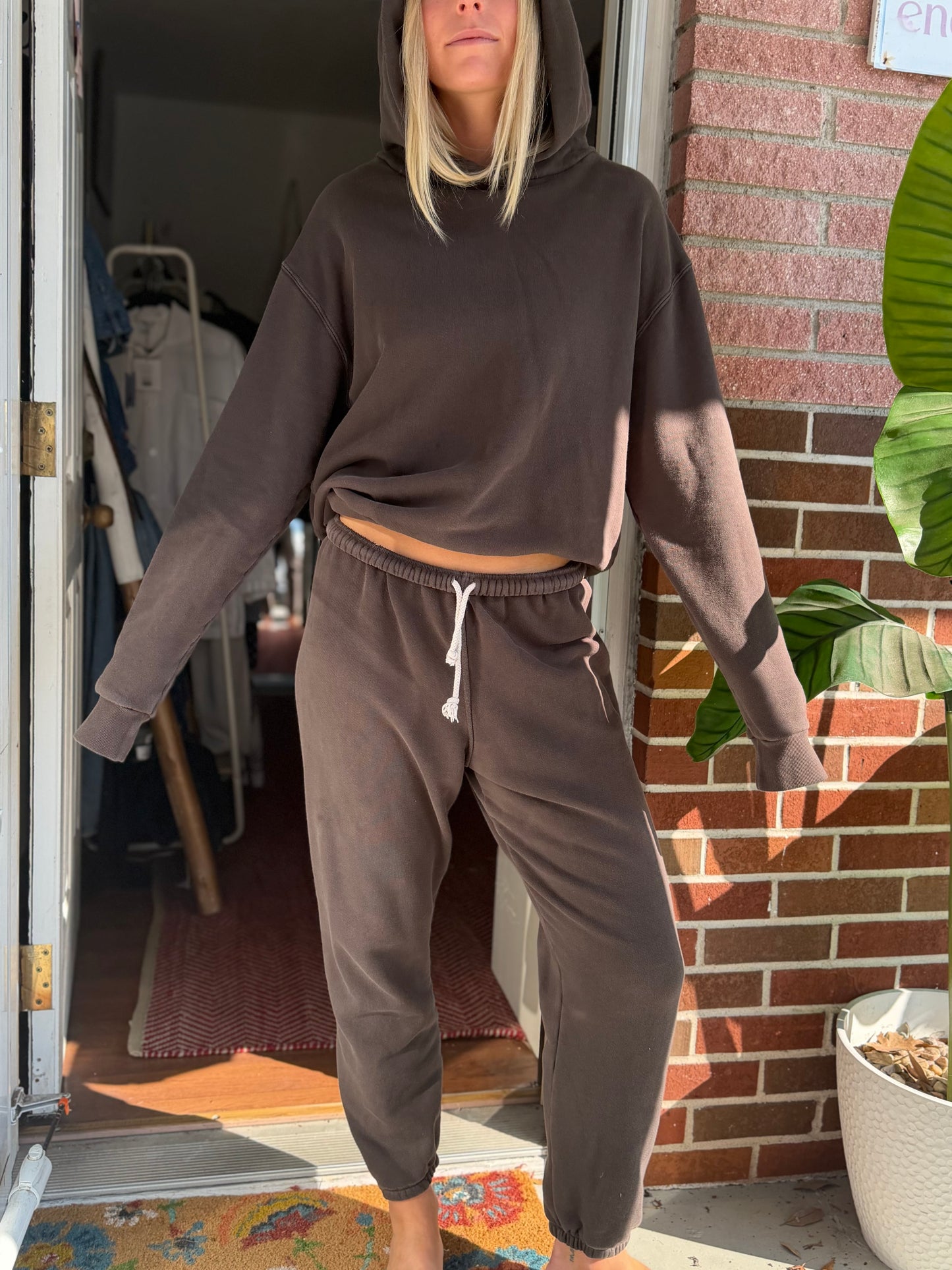 Perfectwhitetee | Dark Brown Lounge Set, M