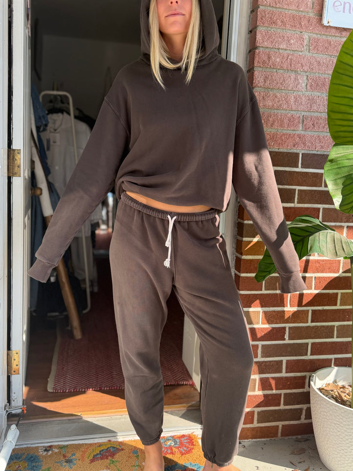 Perfectwhitetee | Dark Brown Lounge Set, M