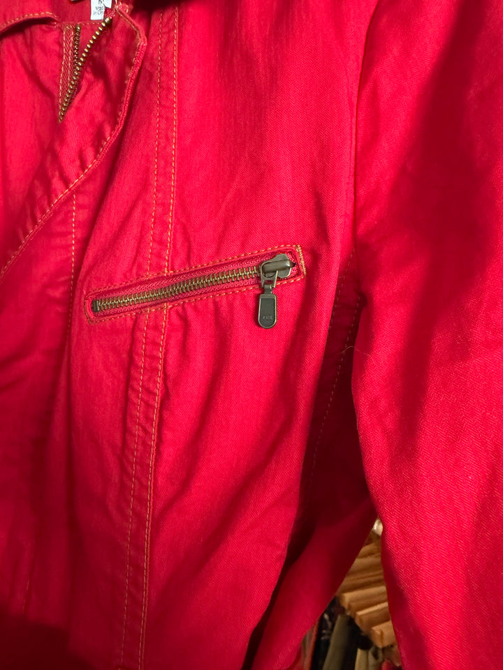 Cabi | Zip Up Belt Jacket, M