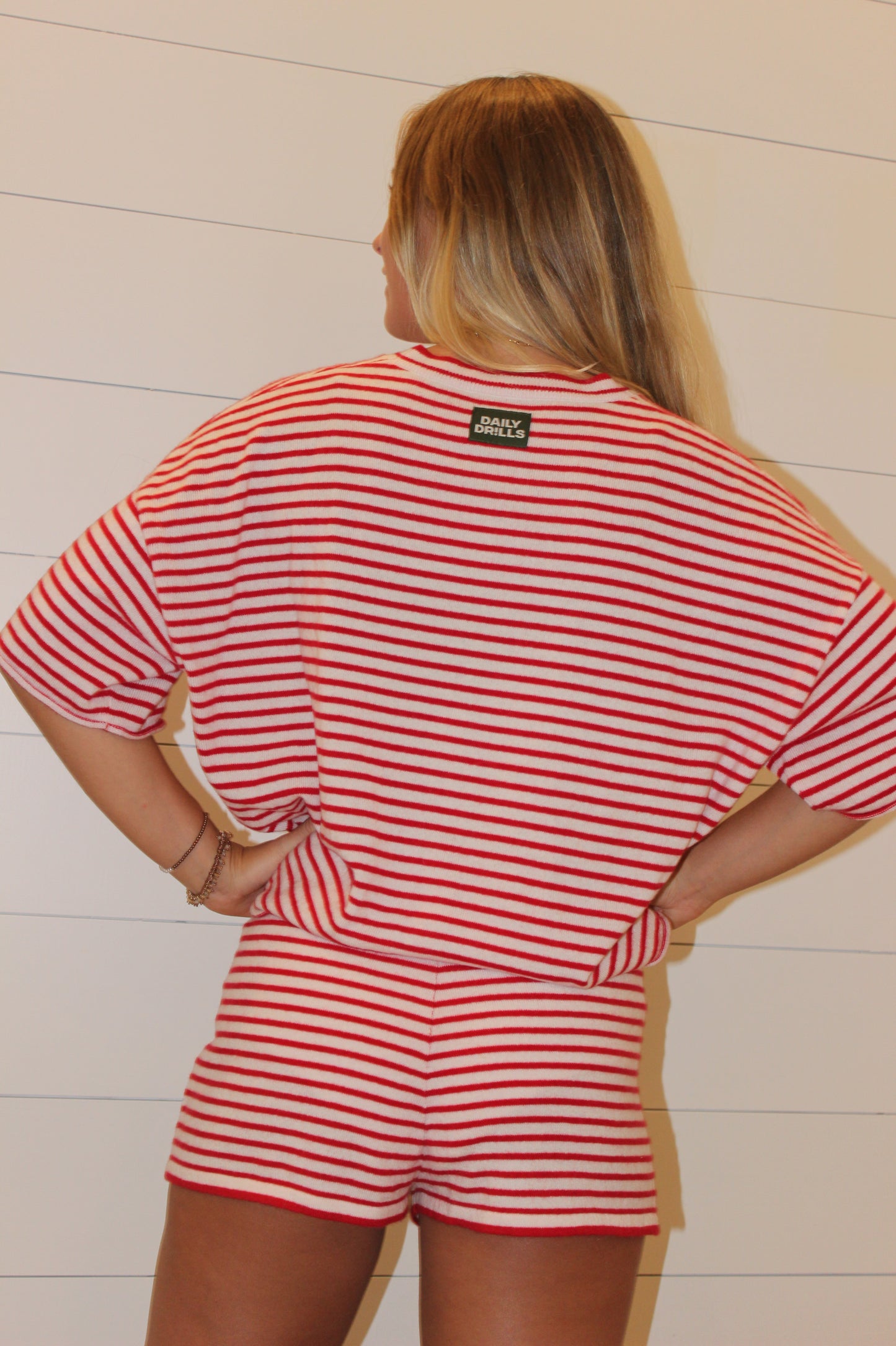 Daily Drills | Striped Cashmere 3 Piece Set, M/L