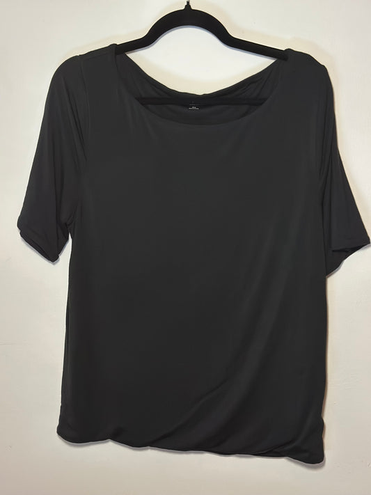 J Crew | Simple Black Short Sleeve Top