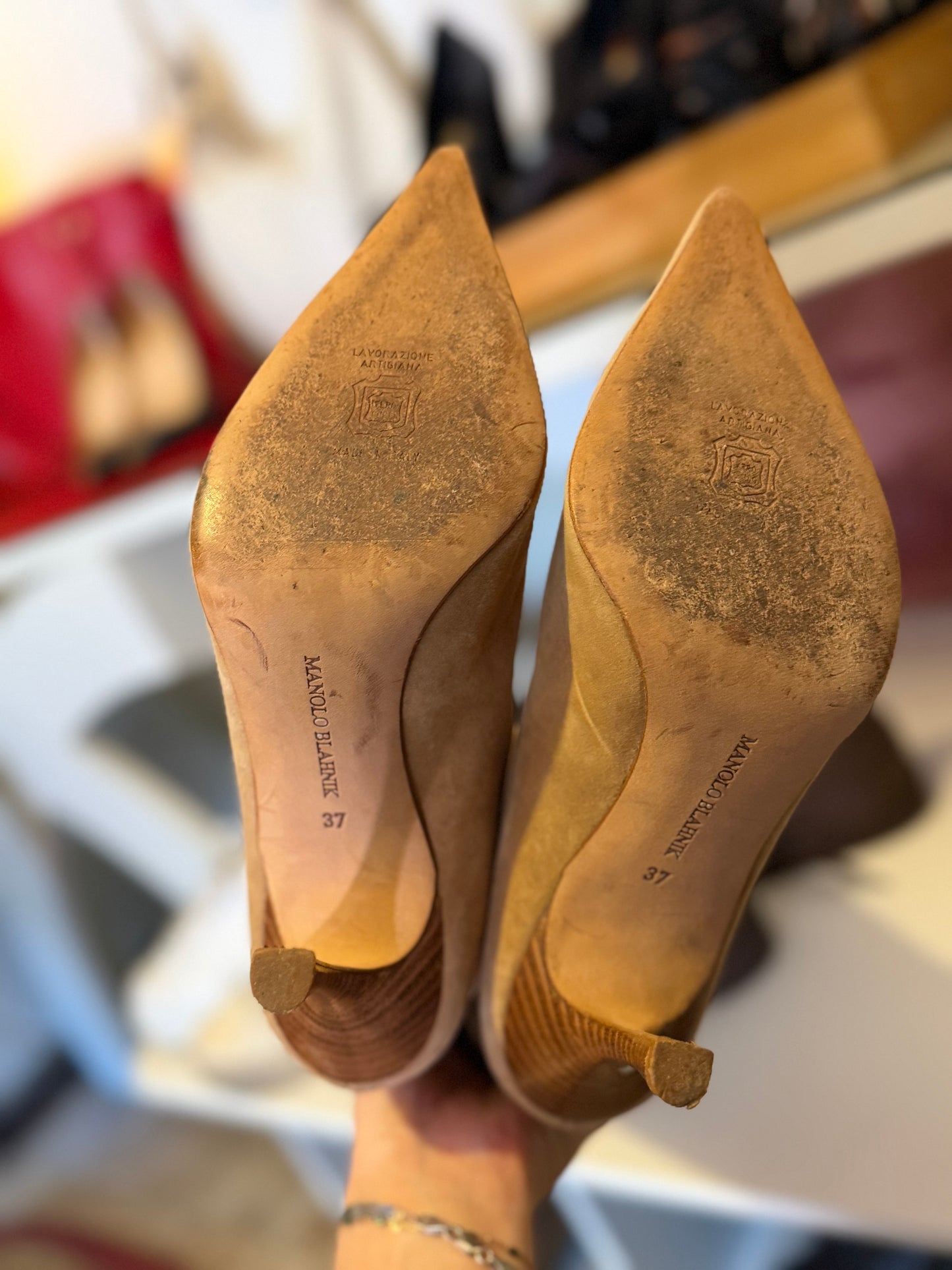 Manolo Blahnik | Suede Boots, 37