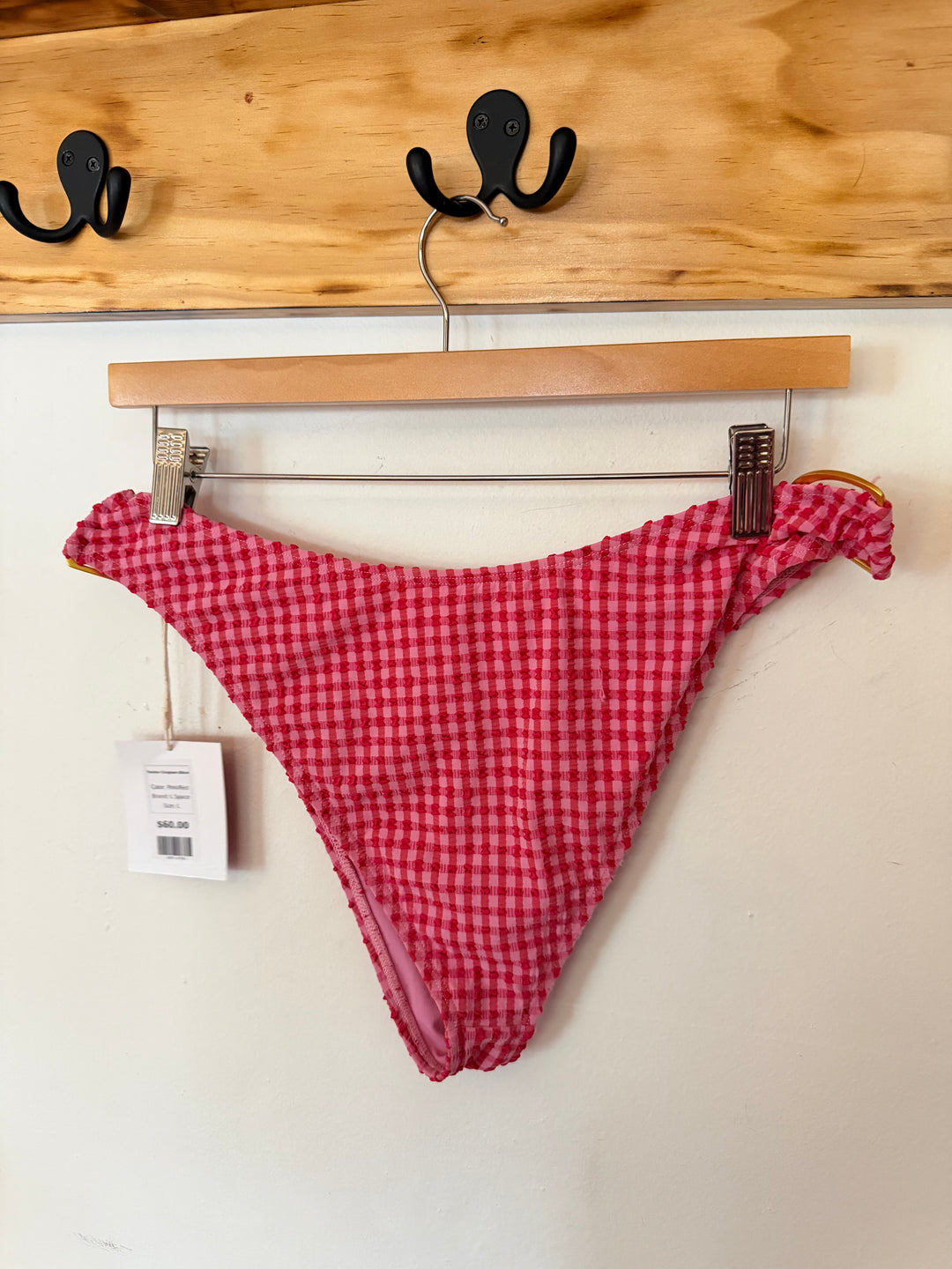 L Space | Twister Gingham Bikini Set, L