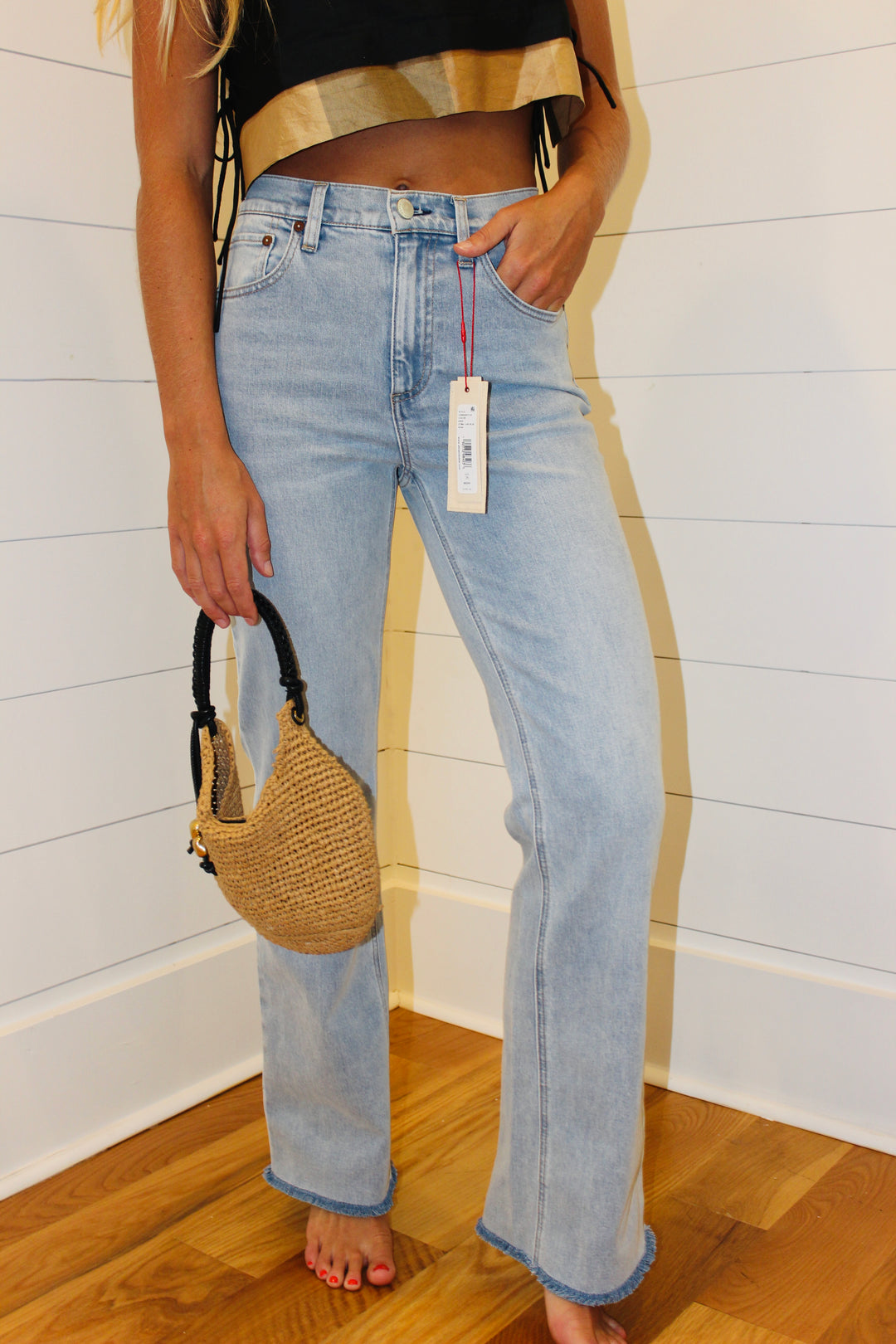 Alice + Olivia | Bodie High Rise Jeans, 25