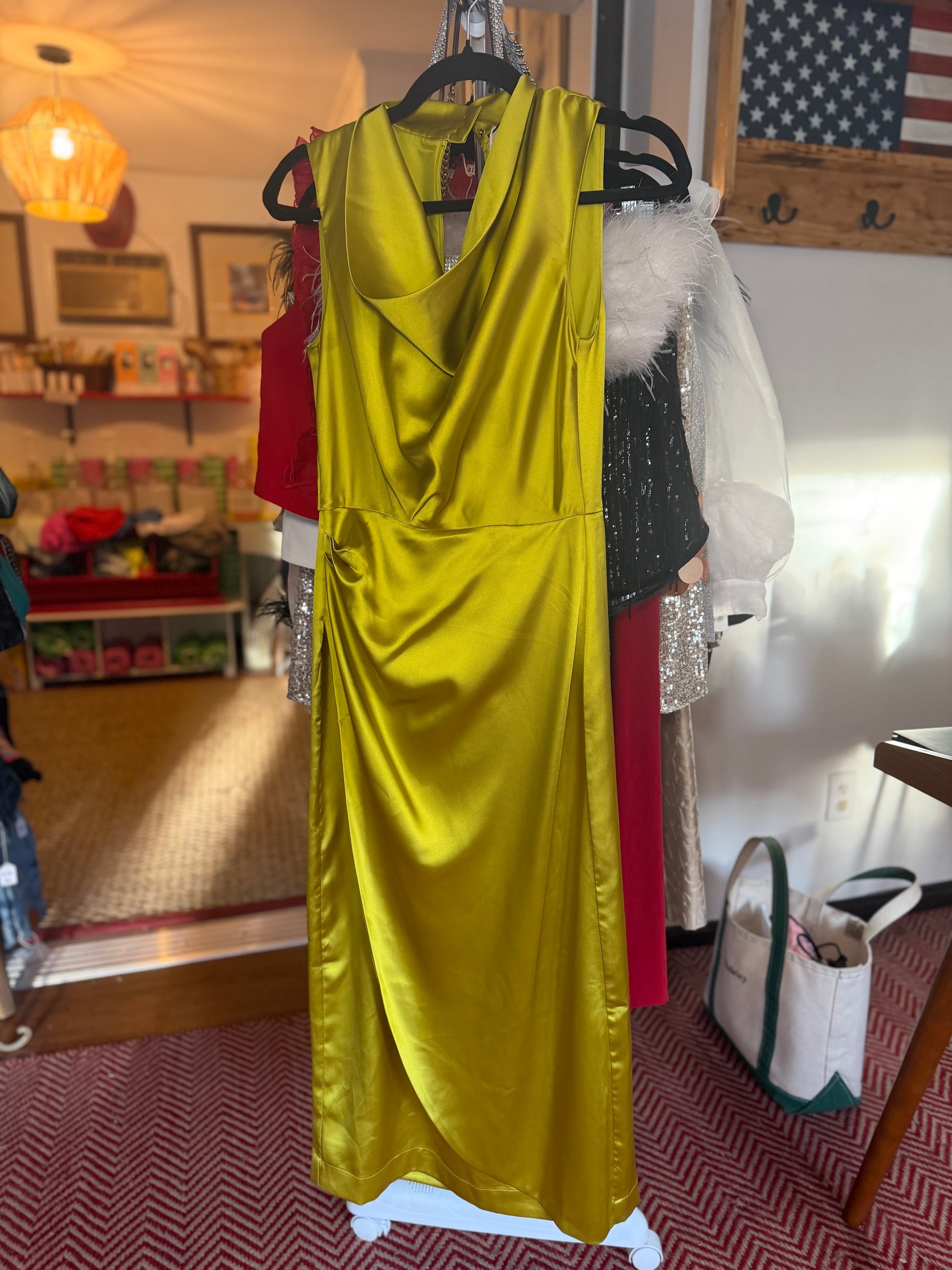 Tuckernuck | Satin Sinclair Dress, 0 Endsley Tuckernuck | Satin Sinclair Dress, 0 Endsley