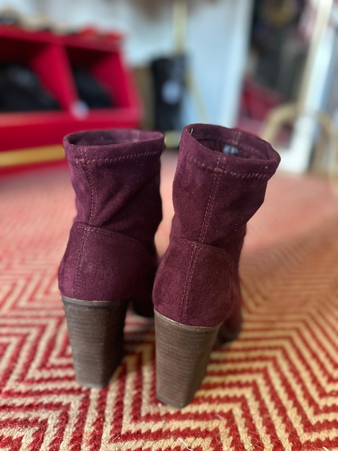 Dolce Vita | Plum Suede Boot Heels