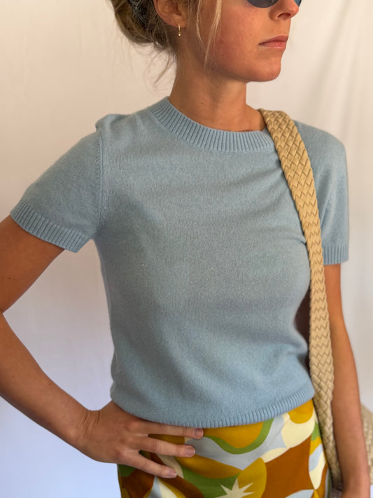 Ann Taylor | 100% Cashmere Short Sleeve Sweater, S