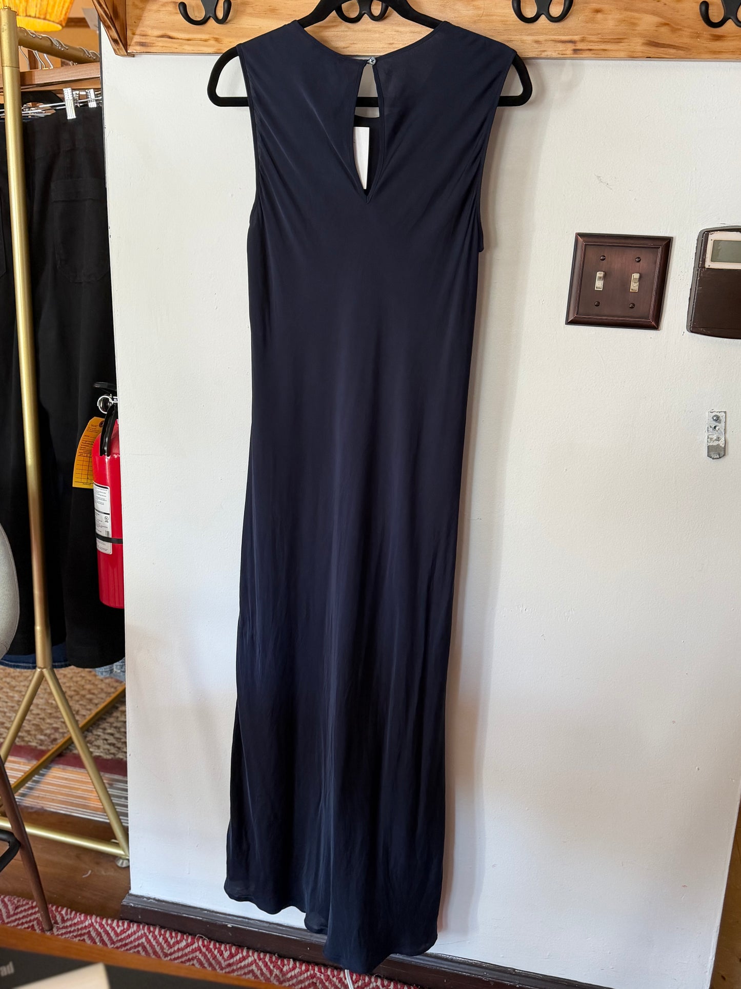 Quince | Washable Stretch Silk Tank Midi Dress, L