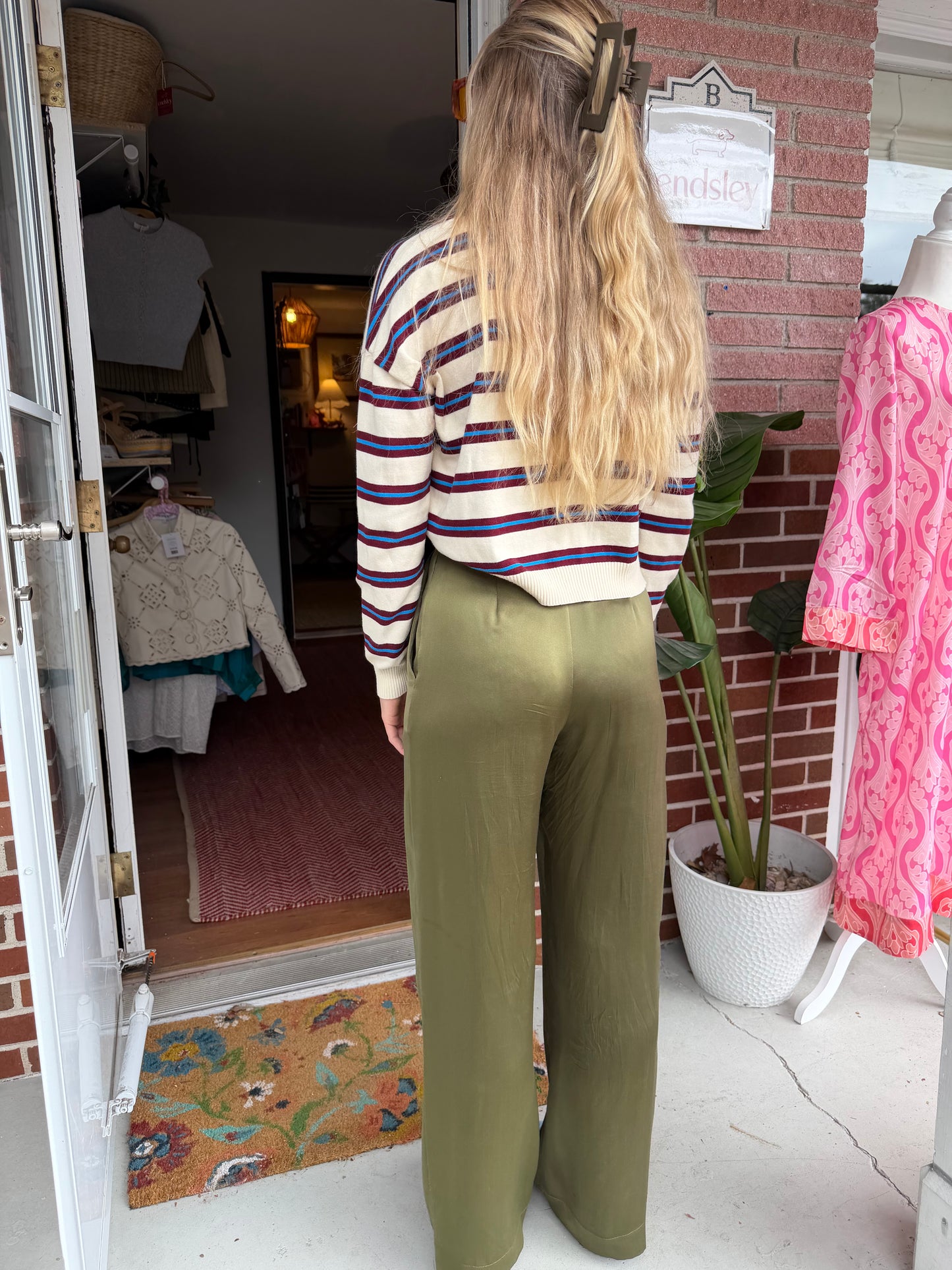 Sablyn | Brooke High Rise Silk Trouser, XS