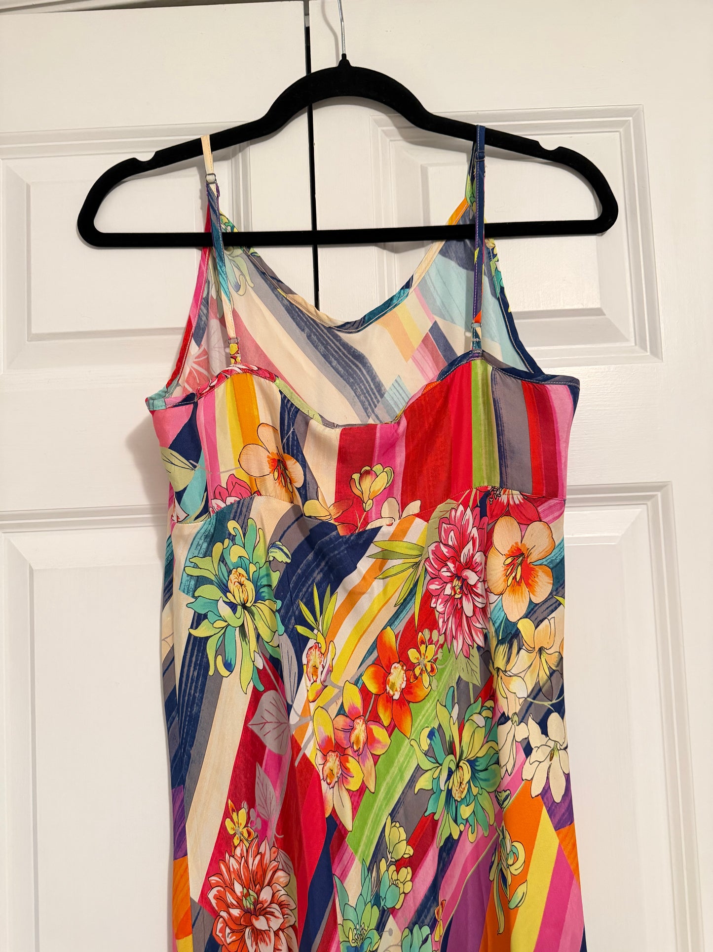 Johnny Was | Gigianna Floral Slip Maxi Dress, M