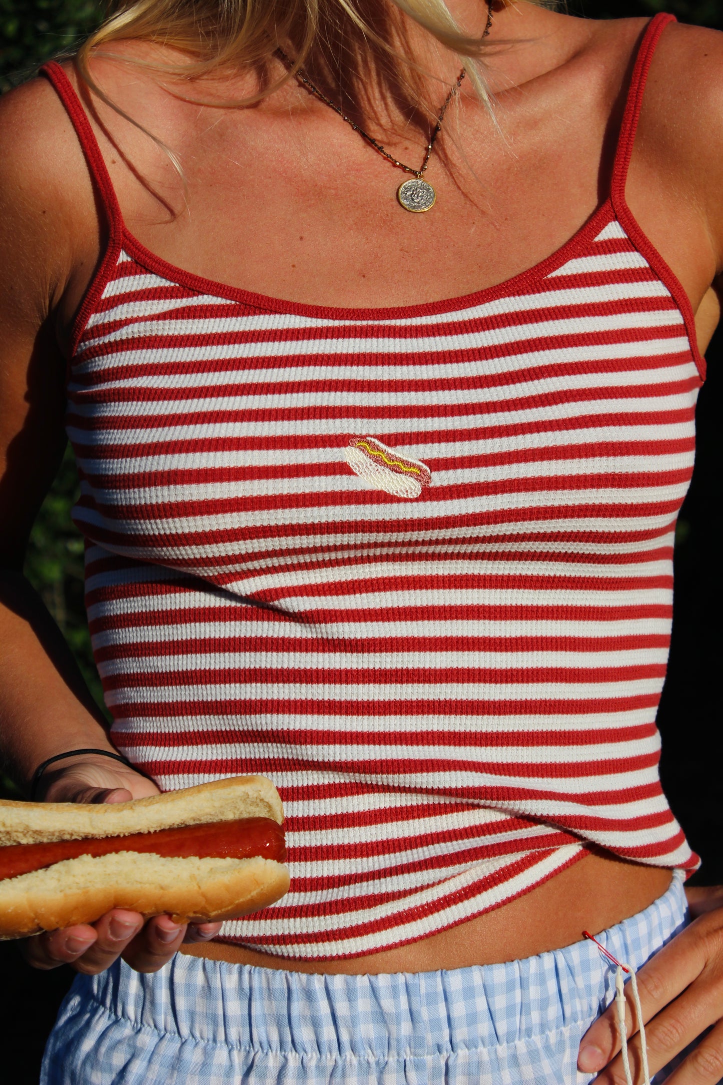 Endsley | Hotdog Striped Tank, XS/S