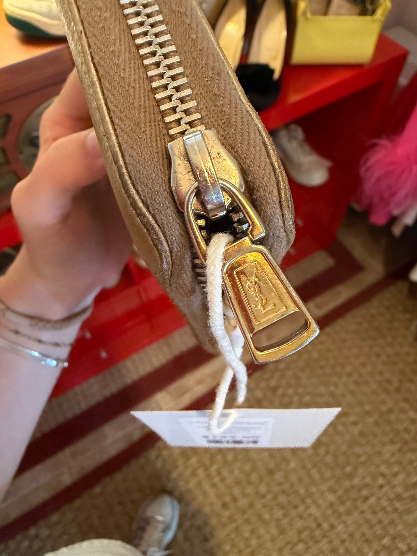 YSL | Y-Mail Zip Around Wallet