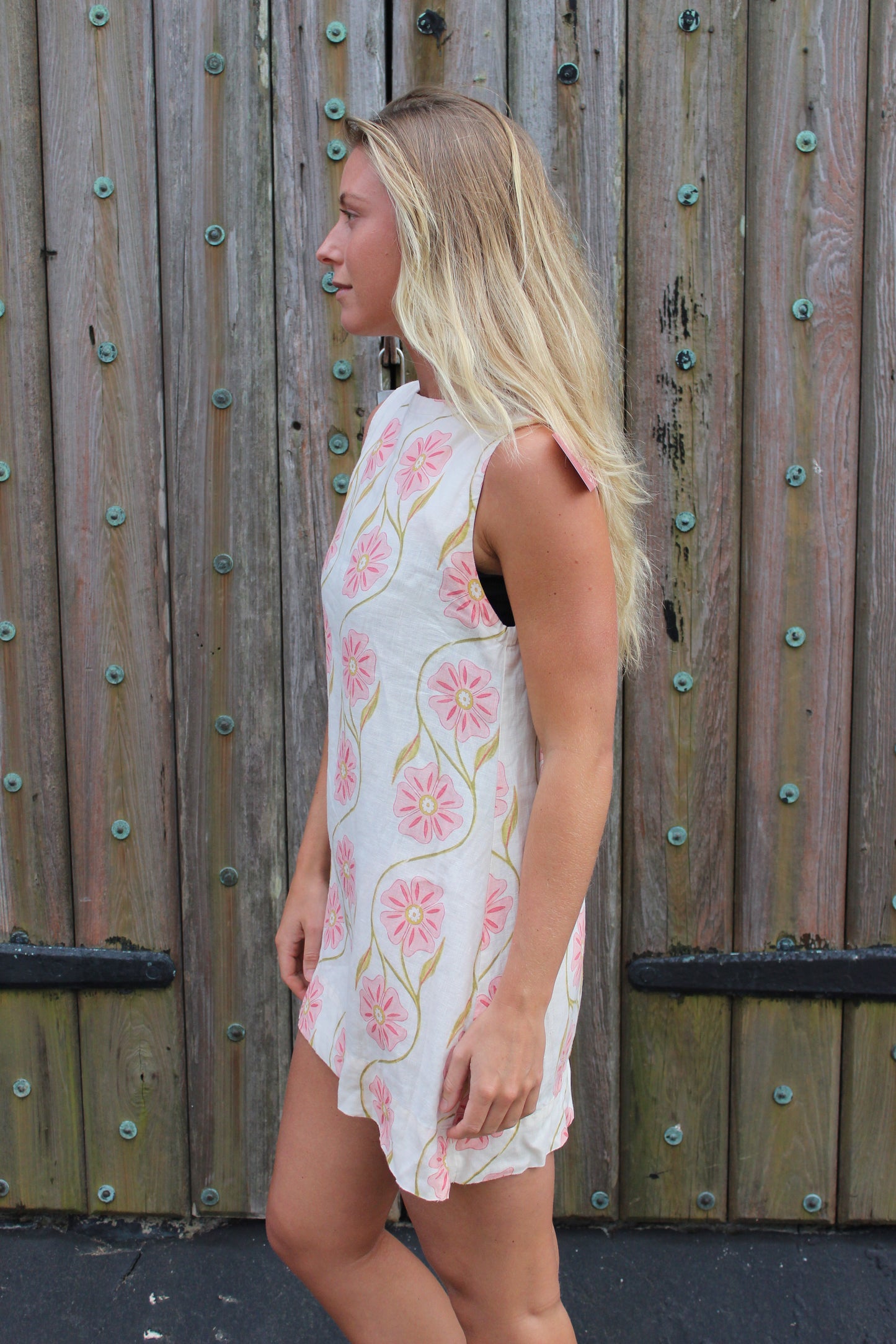 Vrg Girl  | Sleeveless Floral Mini Dress, S