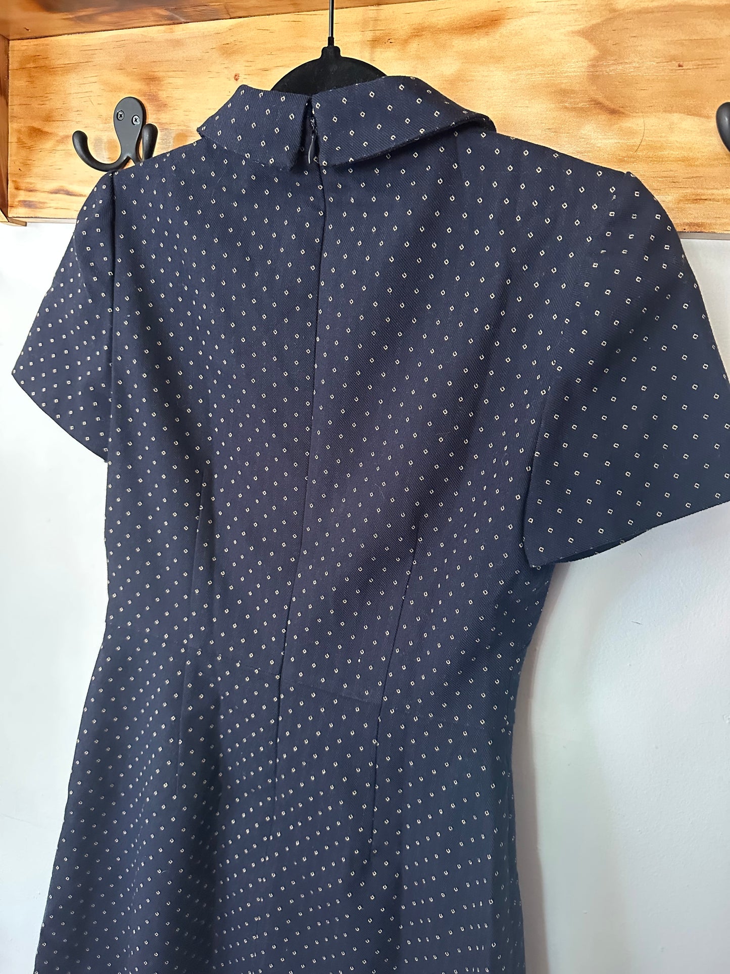 Gal Meets Glam | Polka Dot Button Dress, 0