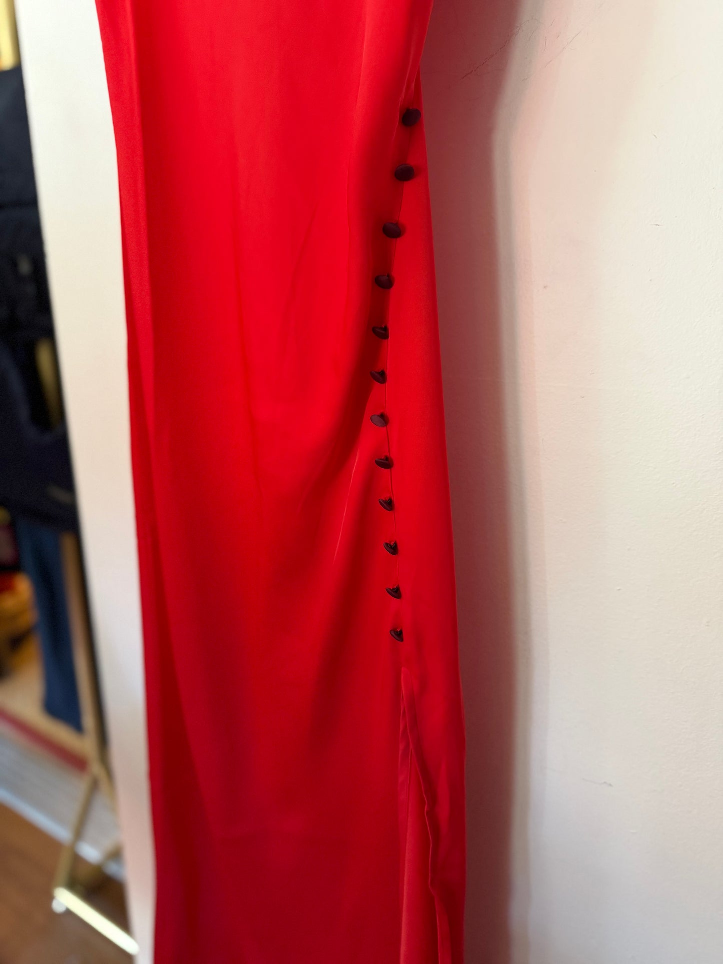 Maeve | Red Midi Dress, XS