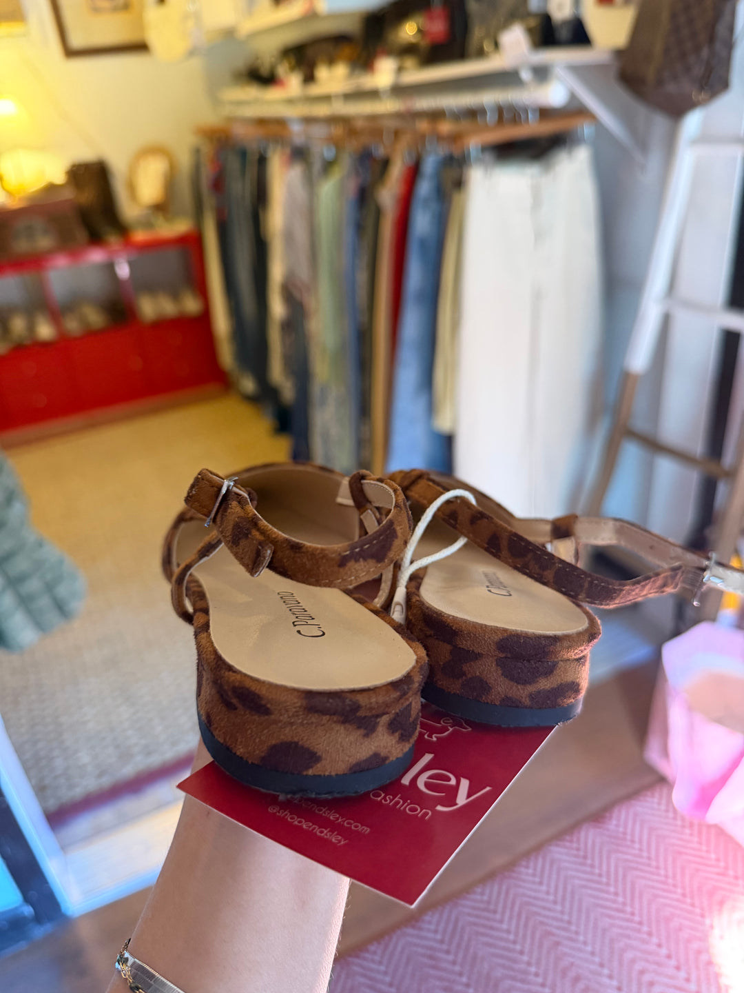 C. Paravano  | Sleek Slingback FLats, 37.5