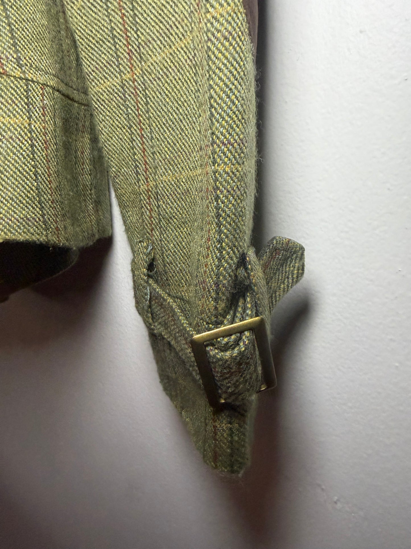 Willow and Clay | Plaid Suede Jacket, S