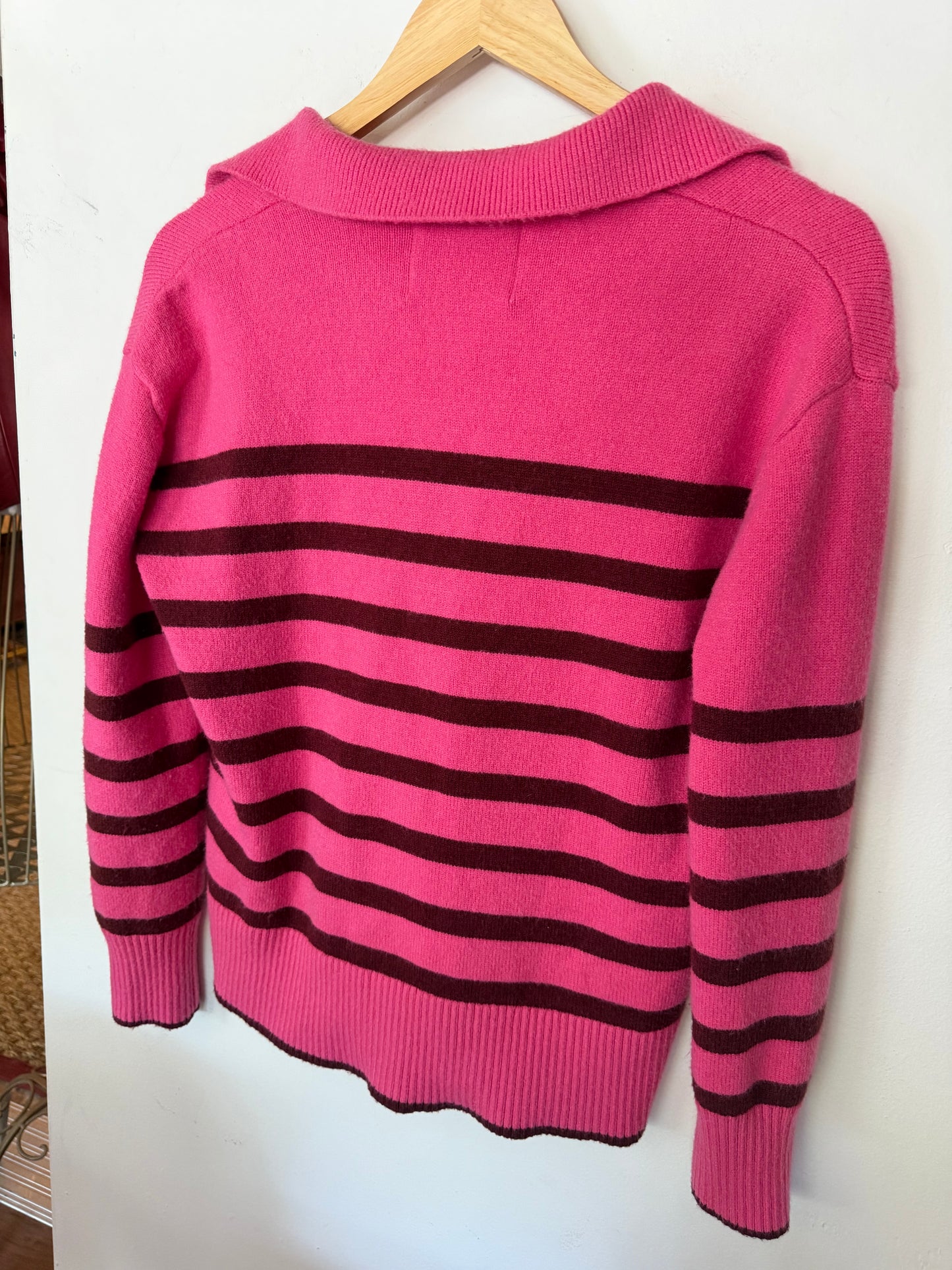 Addison Bay | Knit Carlyle Rugby Striped Sweater, XS