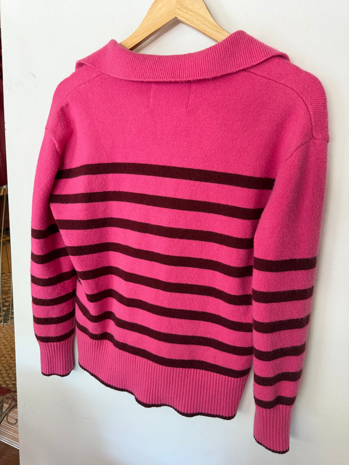 Addison Bay | Knit Carlyle Rugby Striped Sweater, XS