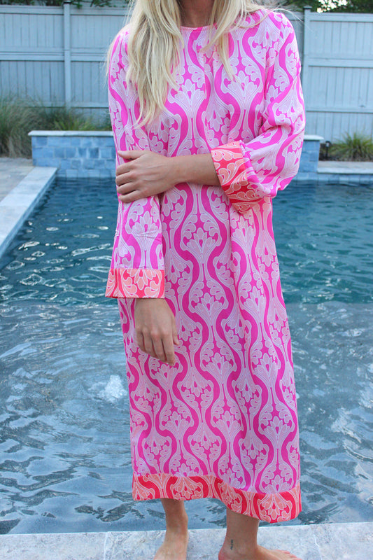 Hyacinth House | Longsleeve Midi  Dress, M