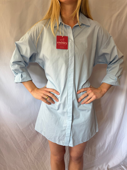 Abercrombie & Fitch | Long Sleeve Button Up Dress, S