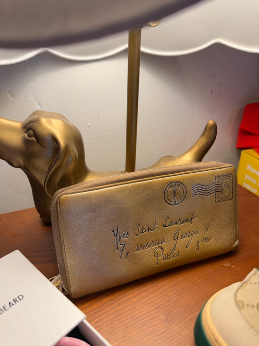 YSL | Y-Mail Zip Around Wallet