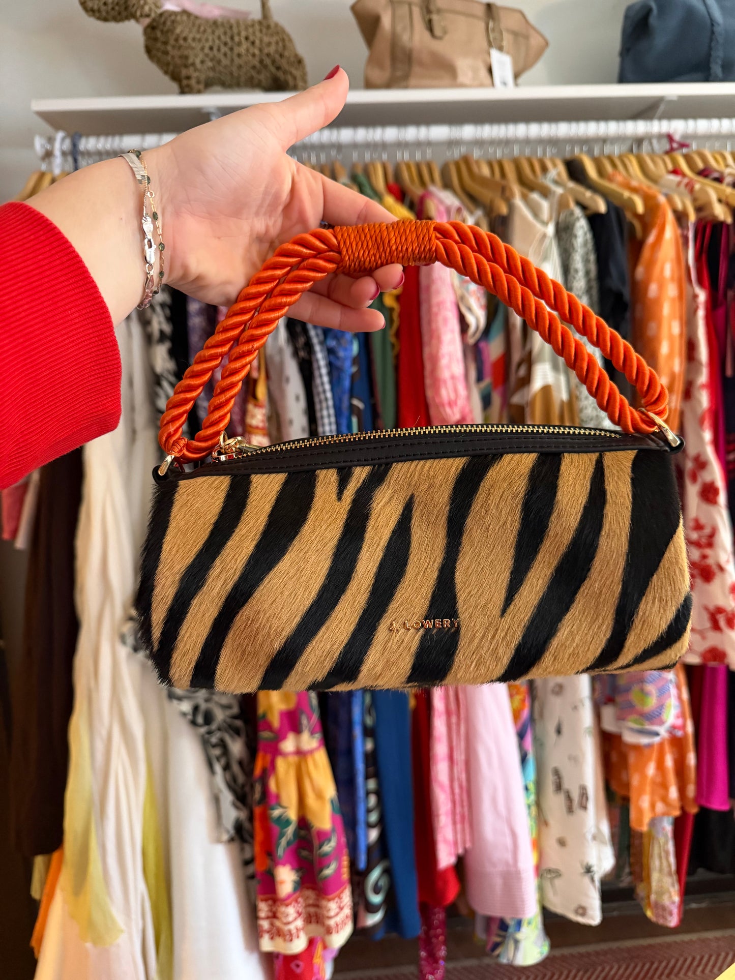 J Lowery  | Tiger Print Bag