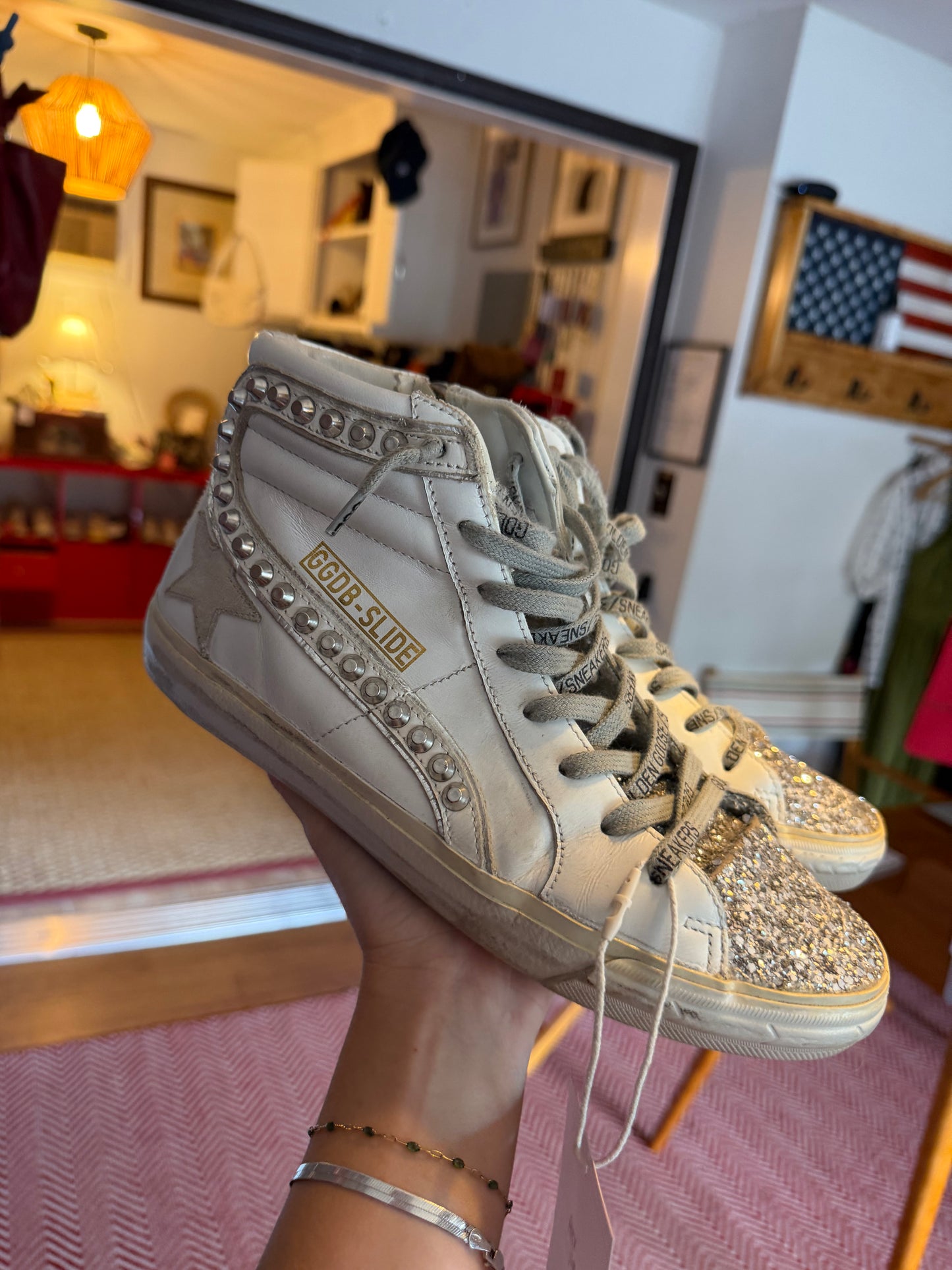 Golden Goose  | Slide High-Top Sneakers