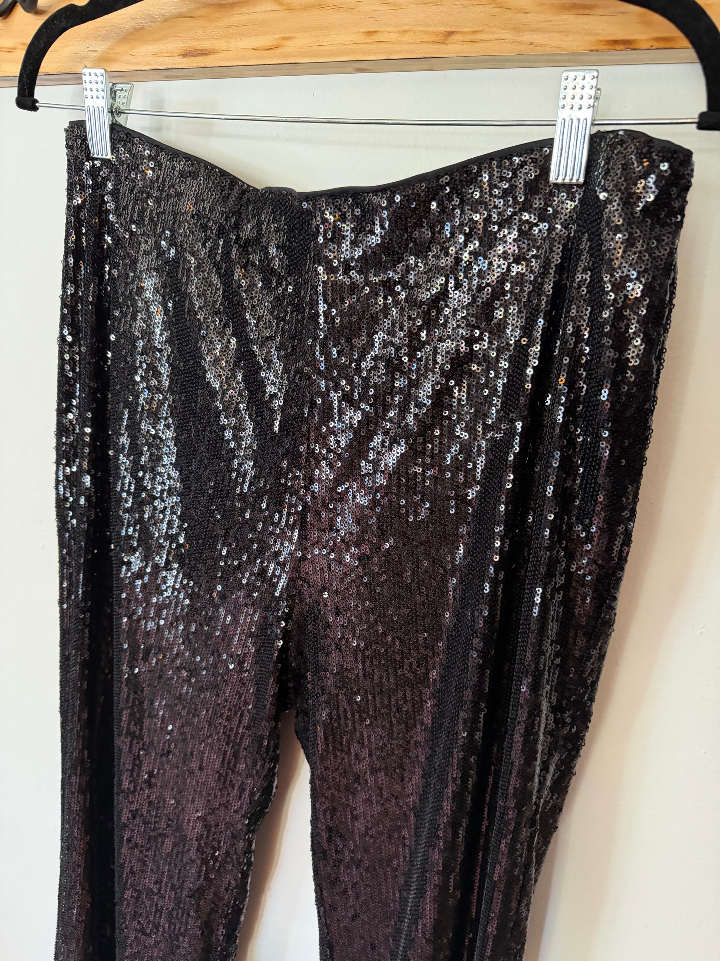 L'agence | Black Sequin Pants, 8