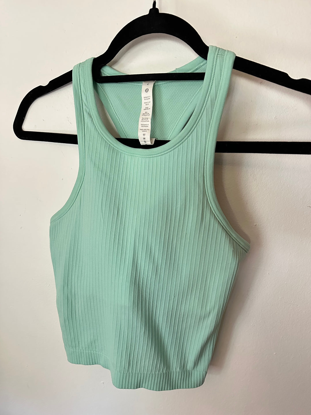 Lululemom | Workout Tan with Built In Bra
