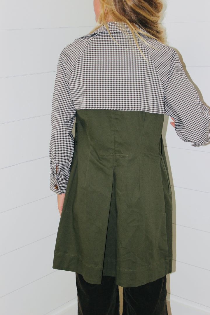 Buru  | Gingham Trench, S