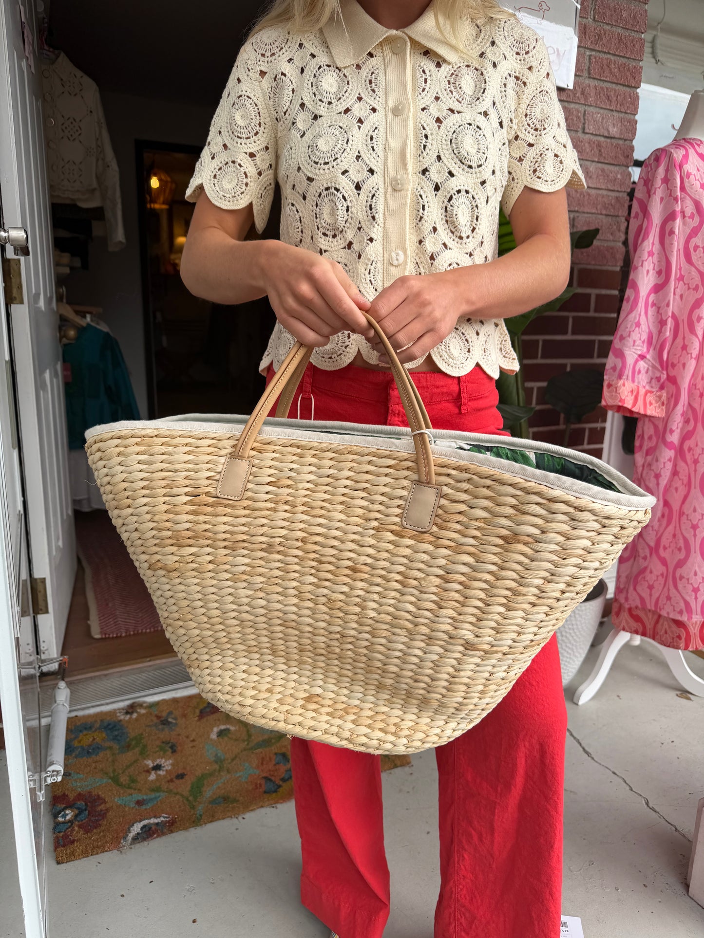 India Hicks | XL Woven Tote