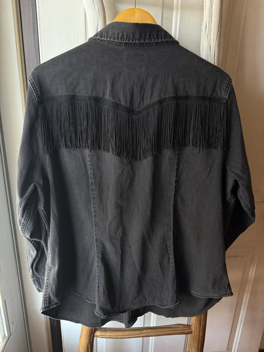 Levi's | Button Down Fringe Detail Long Sleeve, XL