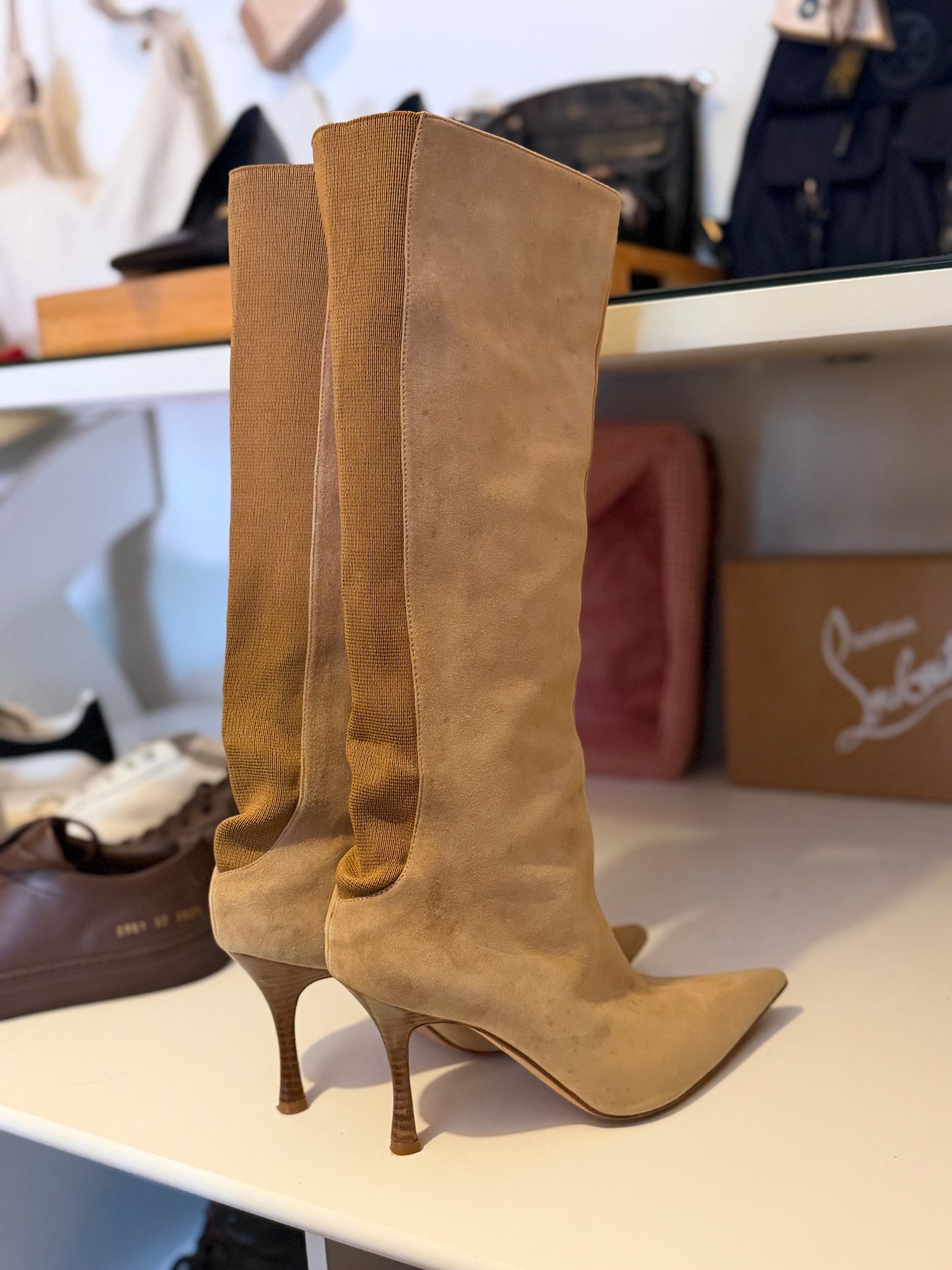 Manolo Blahnik | Suede Boots, 37